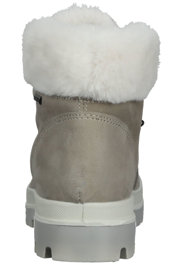 IMAC Stiefelette Leder Hellgrau Warmfutter
