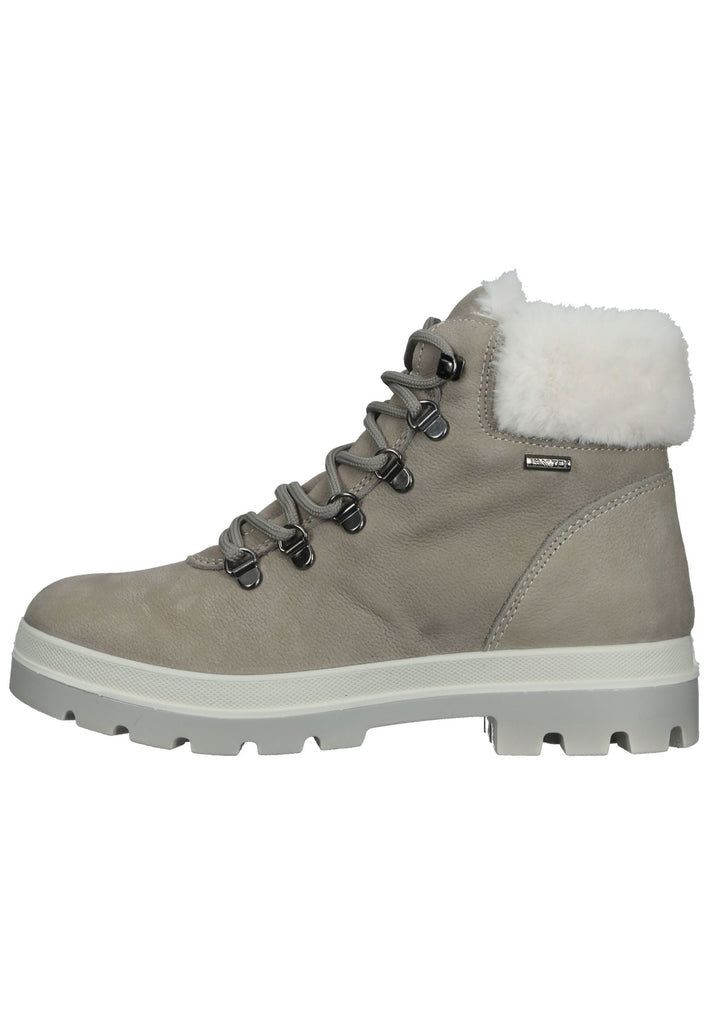 IMAC Stiefelette Leder Hellgrau Warmfutter