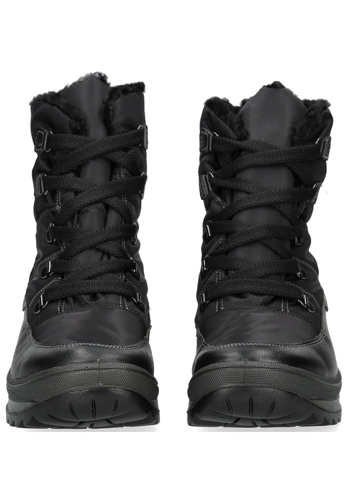 IMAC Stiefelette Leder Schwarz Warmfutter