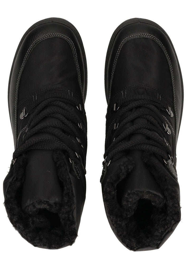 IMAC Stiefelette Leder Schwarz Warmfutter