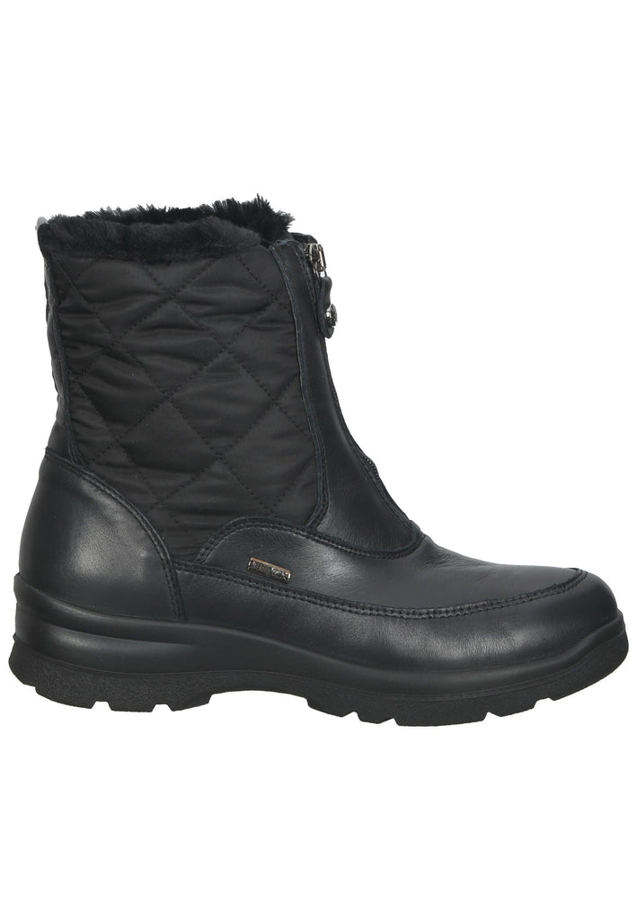 IMAC Stiefelette Leder/Textil Schwarz Warmfutter