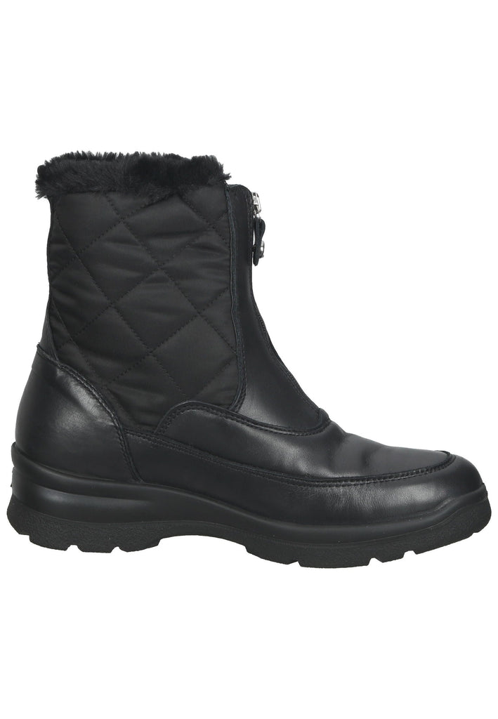 IMAC Stiefelette Leder/Textil Schwarz Warmfutter