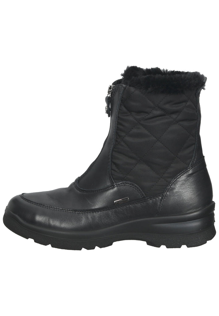 IMAC Stiefelette Leder/Textil Schwarz Warmfutter