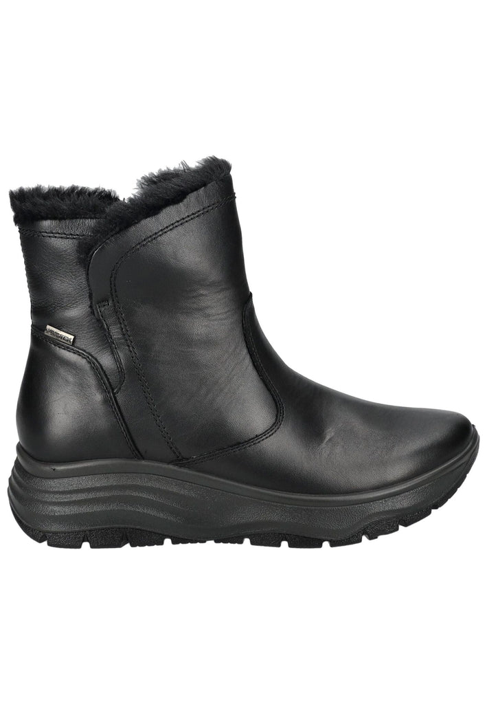 IMAC Stiefelette Nappaleder Schwarz Warmfutter