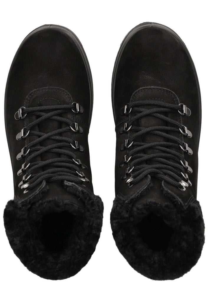 IMAC Stiefelette Nubukleder Schwarz Warmfutter