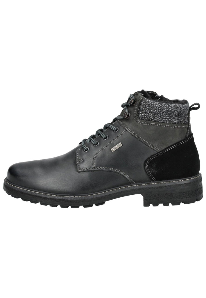 IMAC Stiefelette Nubukleder Schwarz Warmfutter