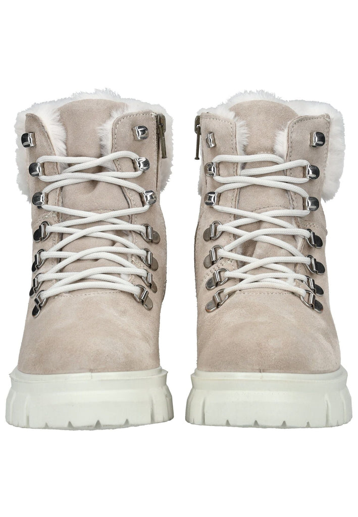 IMAC Stiefelette Veloursleder Beige Warmfutter