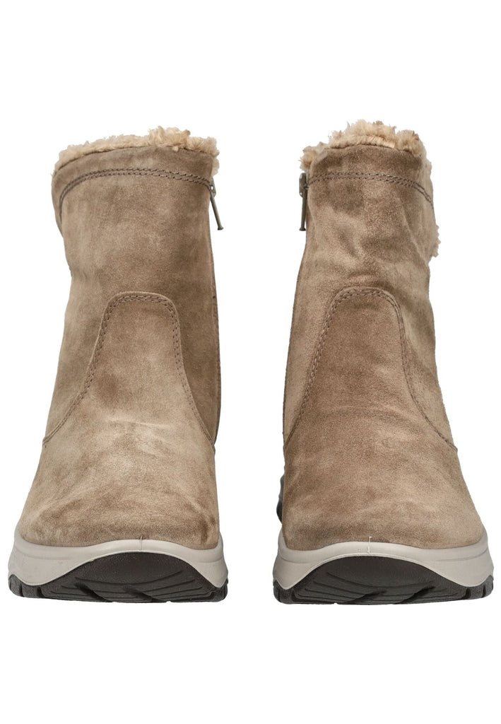 IMAC Stiefelette Veloursleder Beige Warmfutter