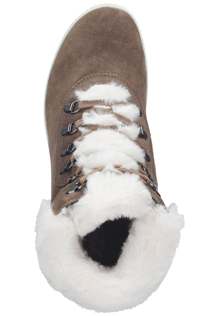 IMAC Stiefelette Veloursleder Beige Warmfutter