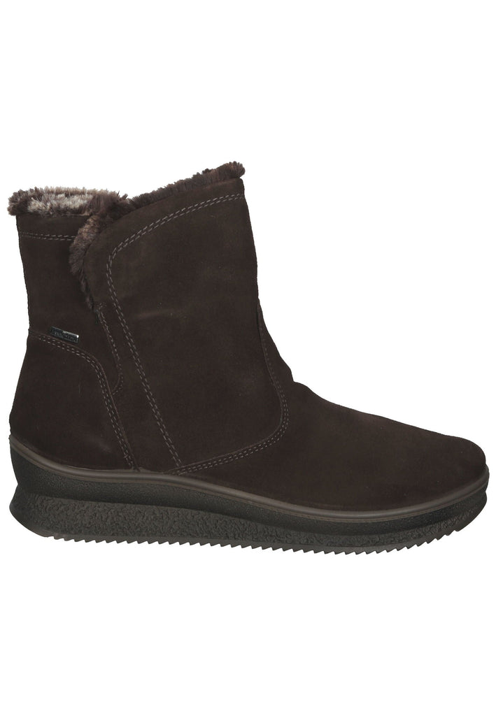 IMAC Stiefelette Veloursleder Dunkelbraun Warmfutter