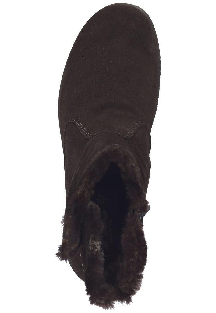 IMAC Stiefelette Veloursleder Dunkelbraun Warmfutter