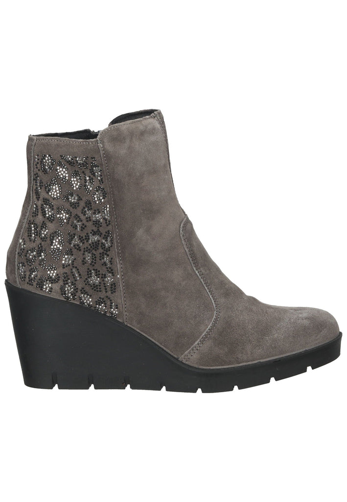 IMAC Stiefelette Veloursleder Dunkelgrau