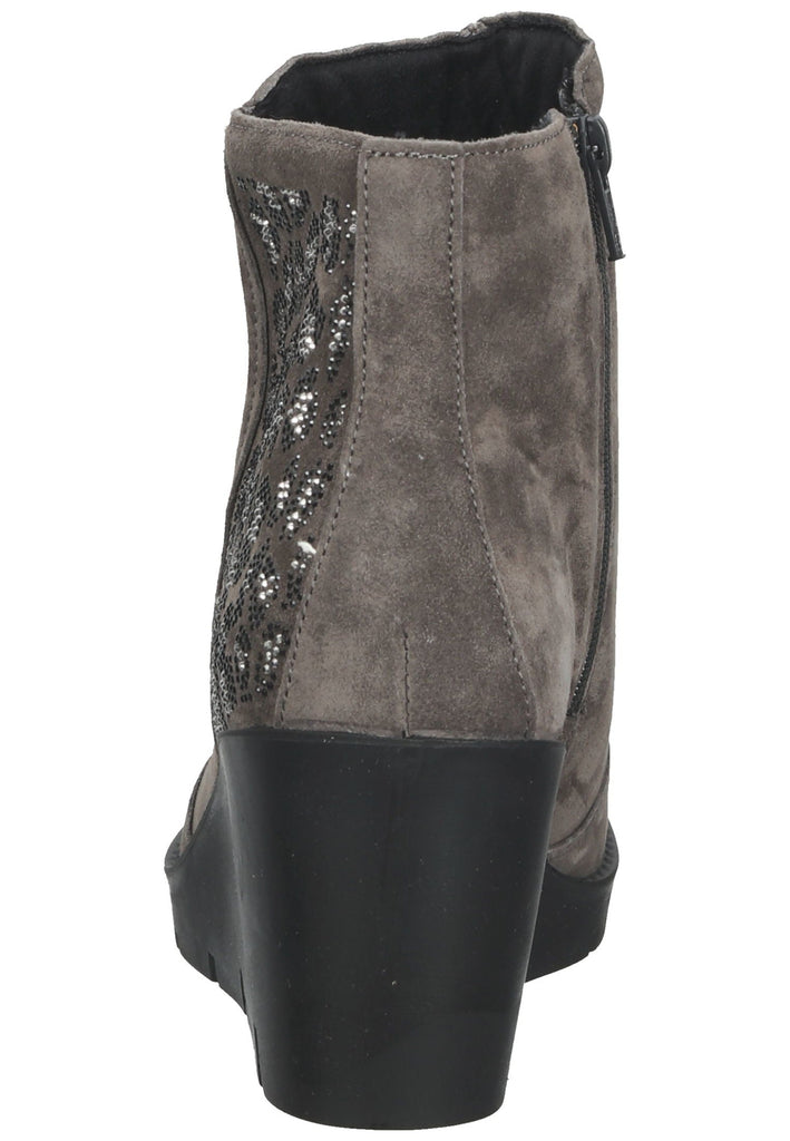 IMAC Stiefelette Veloursleder Dunkelgrau