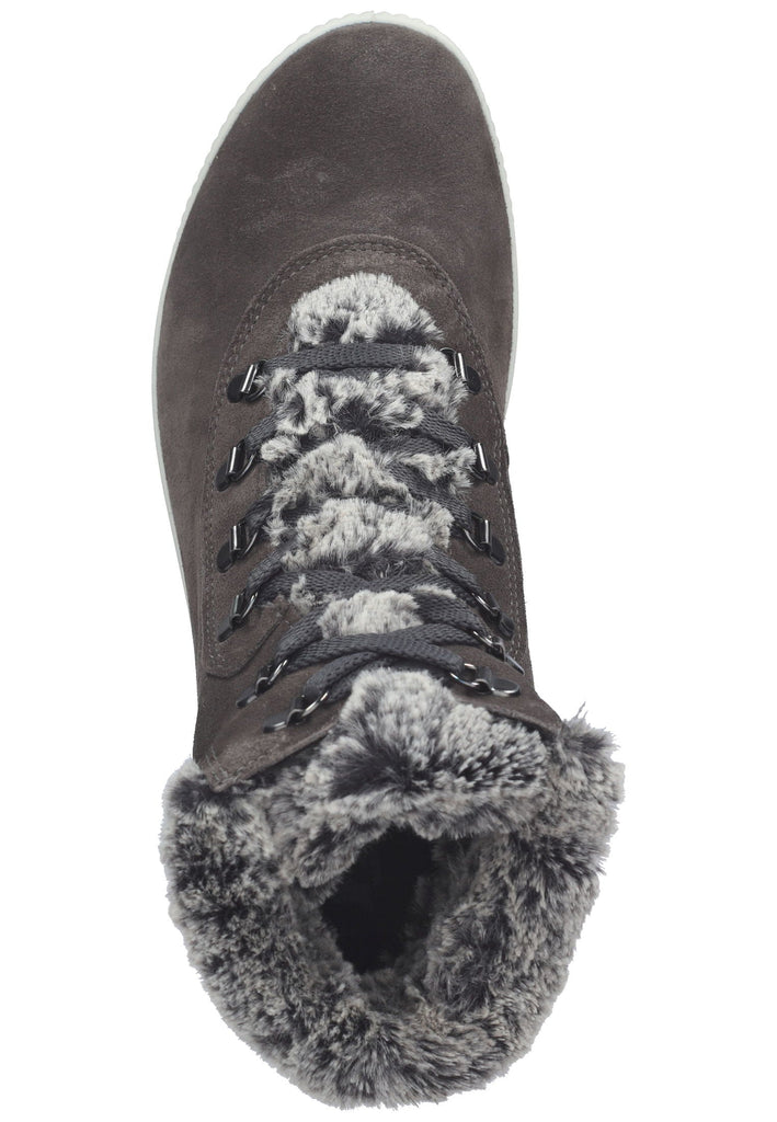 IMAC Stiefelette Veloursleder Dunkelgrau Warmfutter