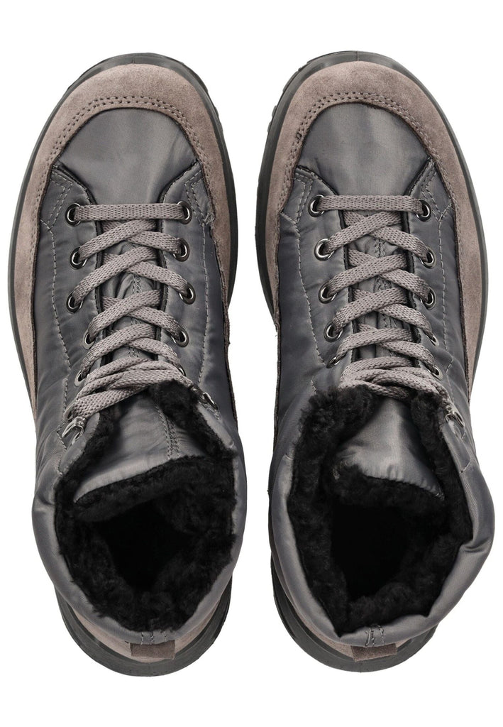 IMAC Stiefelette Veloursleder Grau Warmfutter