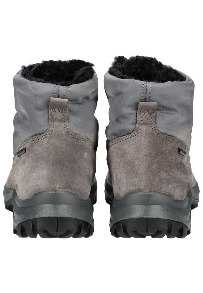 IMAC Stiefelette Veloursleder Grau Warmfutter