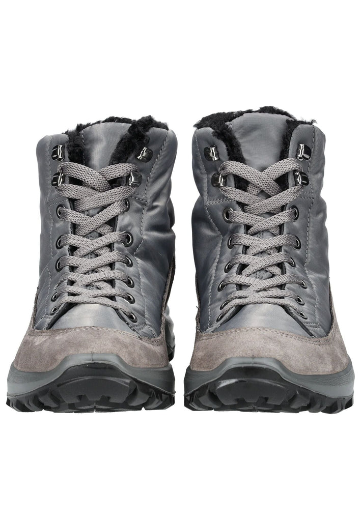 IMAC Stiefelette Veloursleder Grau Warmfutter