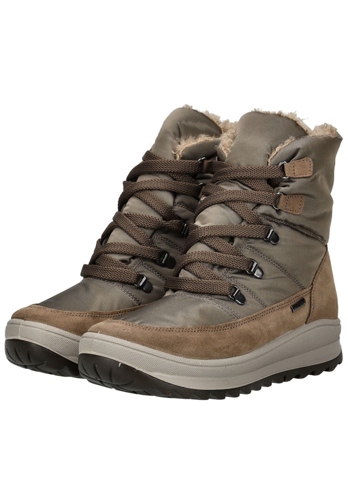 IMAC Stiefelette Veloursleder Grau Warmfutter