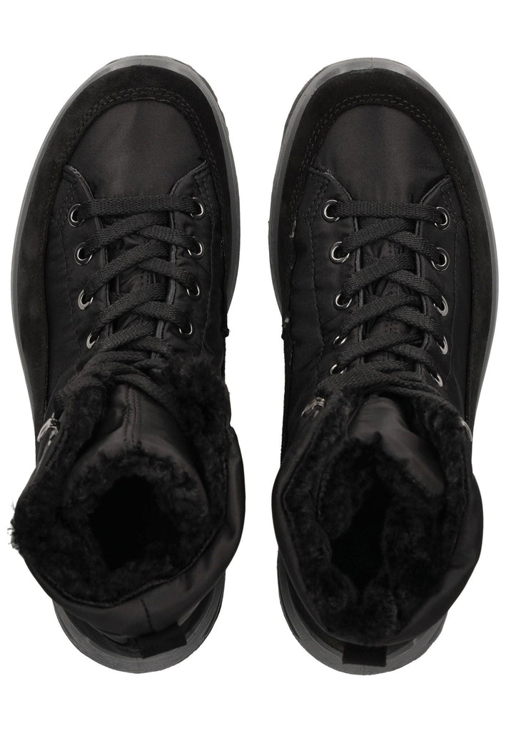 IMAC Stiefelette Veloursleder Schwarz Warmfutter