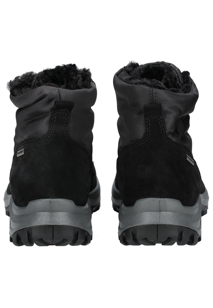 IMAC Stiefelette Veloursleder Schwarz Warmfutter