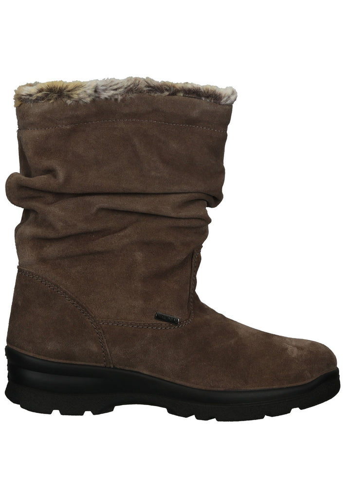 IMAC Stiefelette Veloursleder Taupe Warmfutter