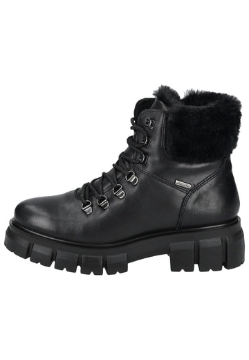 Stiefeletten IMAC Stiefelette Nappaleder Schwarz Warmfutter