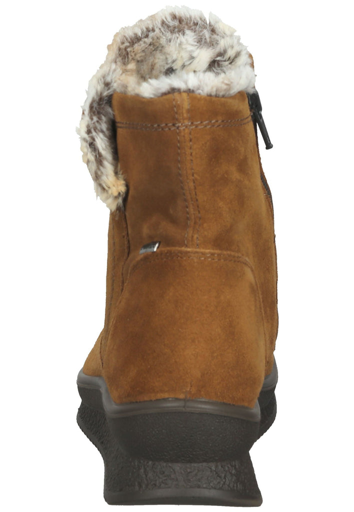 Stiefeletten IMAC Stiefelette Veloursleder Cognac Warmfutter