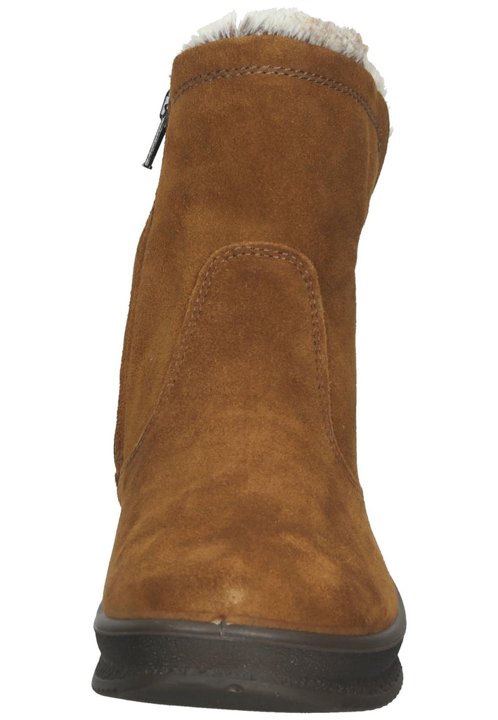 Stiefeletten IMAC Stiefelette Veloursleder Cognac Warmfutter