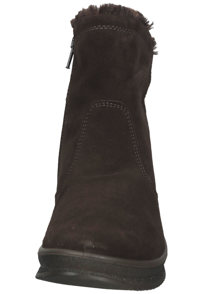 Stiefeletten IMAC Stiefelette Veloursleder Dunkelbraun Warmfutter