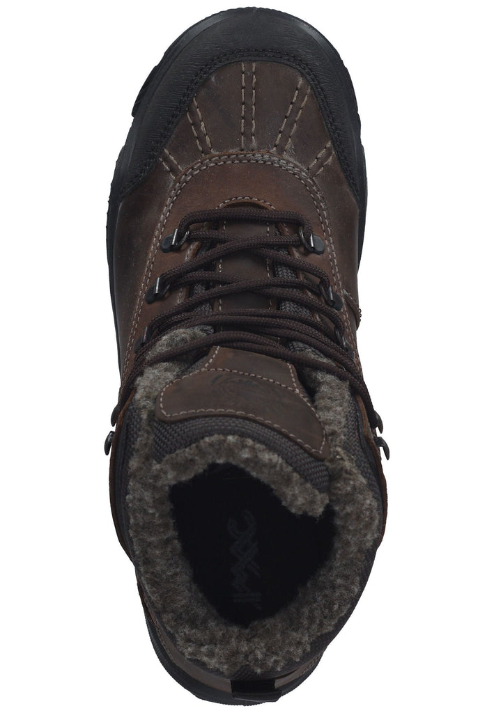 IMAC Wanderschuhe Leder Kaffee Warmfutter