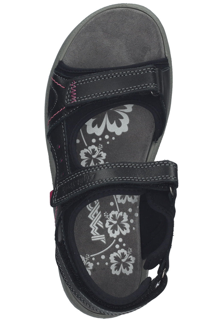 IMAC Wanderschuhe Leder Schwarz/Pink