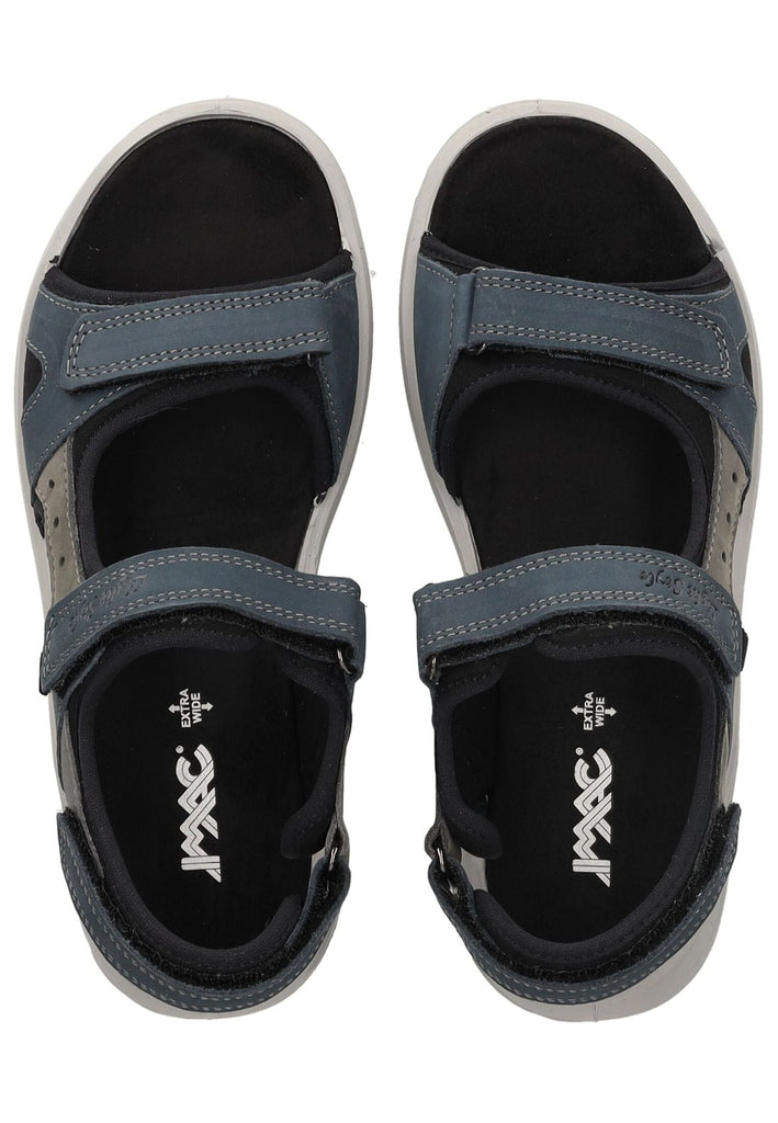 IMAC Wanderschuhe Nubukleder Blau/Grau