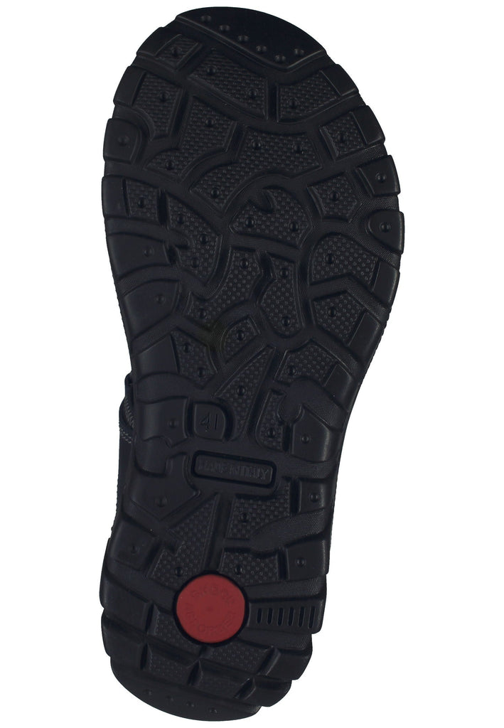 IMAC Wanderschuhe Nubukleder Blau/Rot