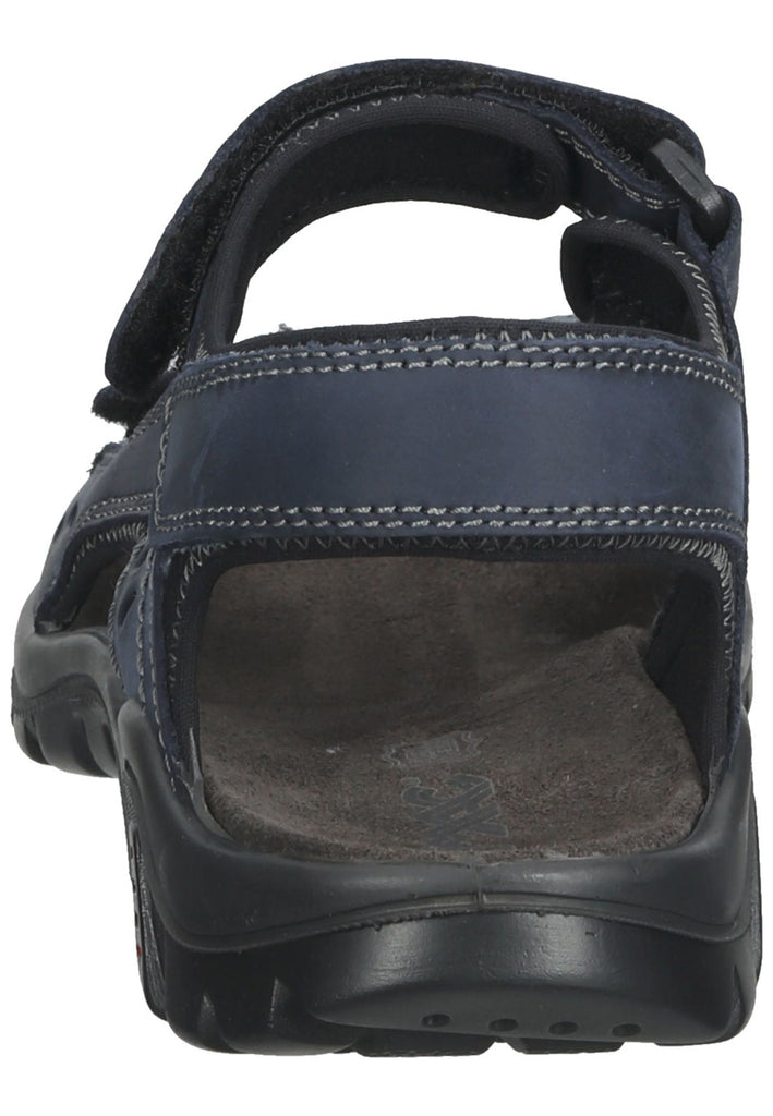 IMAC Wanderschuhe Nubukleder Blau/Rot