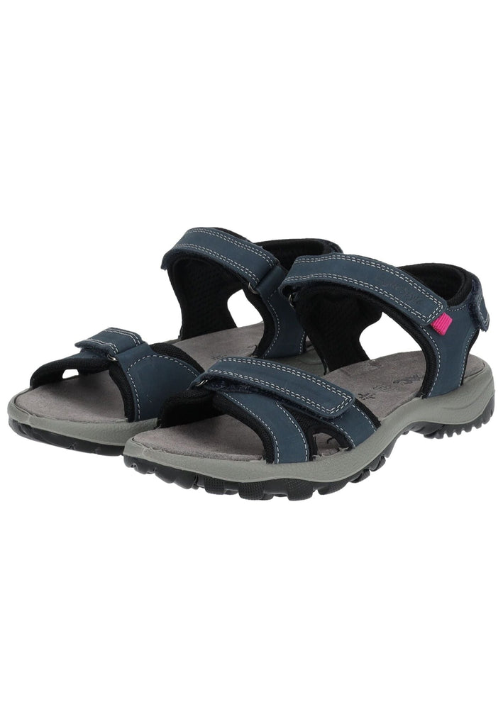 IMAC Wanderschuhe Nubukleder Blau/Schwarz