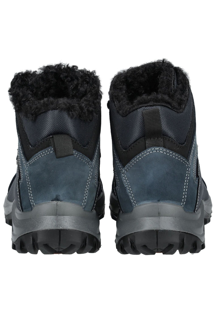 IMAC Wanderschuhe Nubukleder Dunkelblau Warmfutter