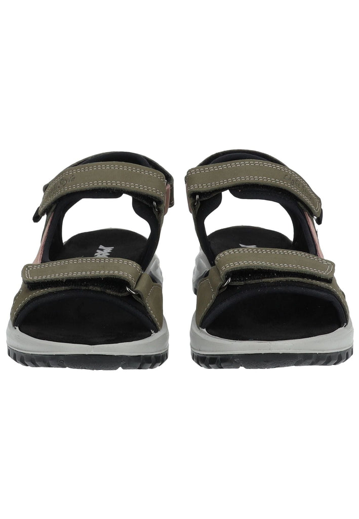 IMAC Wanderschuhe Nubukleder Grün/Beige