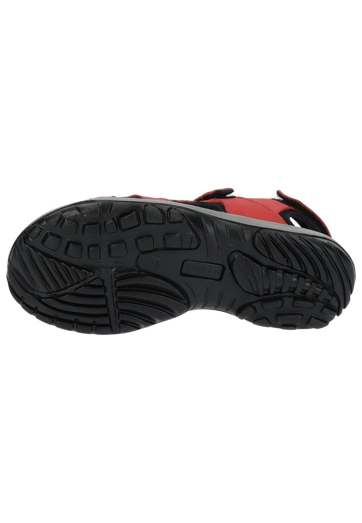 IMAC Wanderschuhe Nubukleder Rot/Schwarz