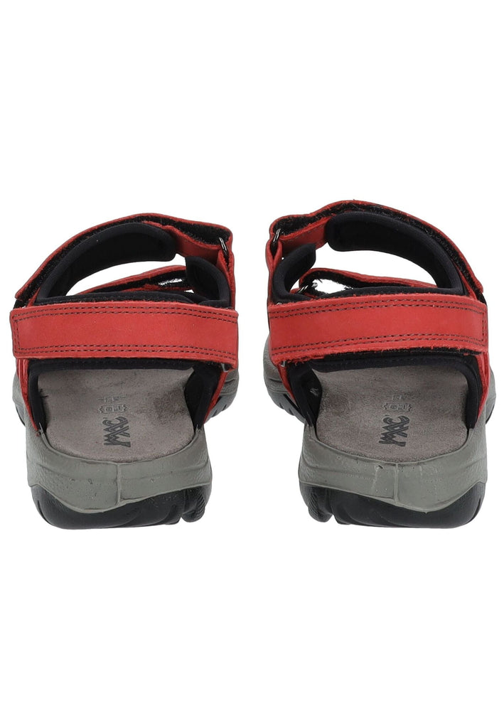 IMAC Wanderschuhe Nubukleder Rot/Schwarz