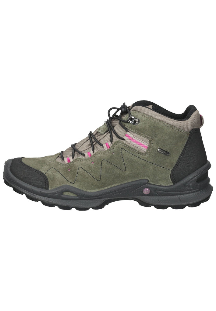 IMAC Wanderschuhe Veloursleder Schwarz/Grün