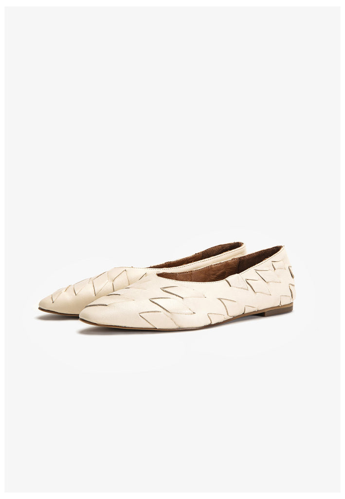 Inuovo Ballerinas Leder Beige