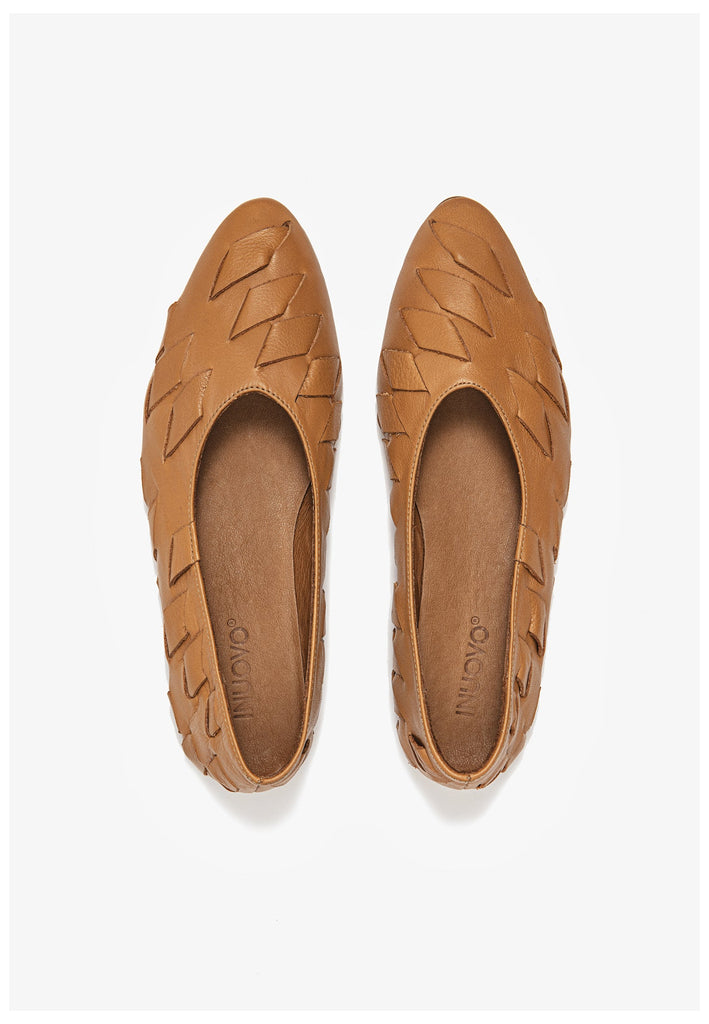 Inuovo Ballerinas Leder Braun