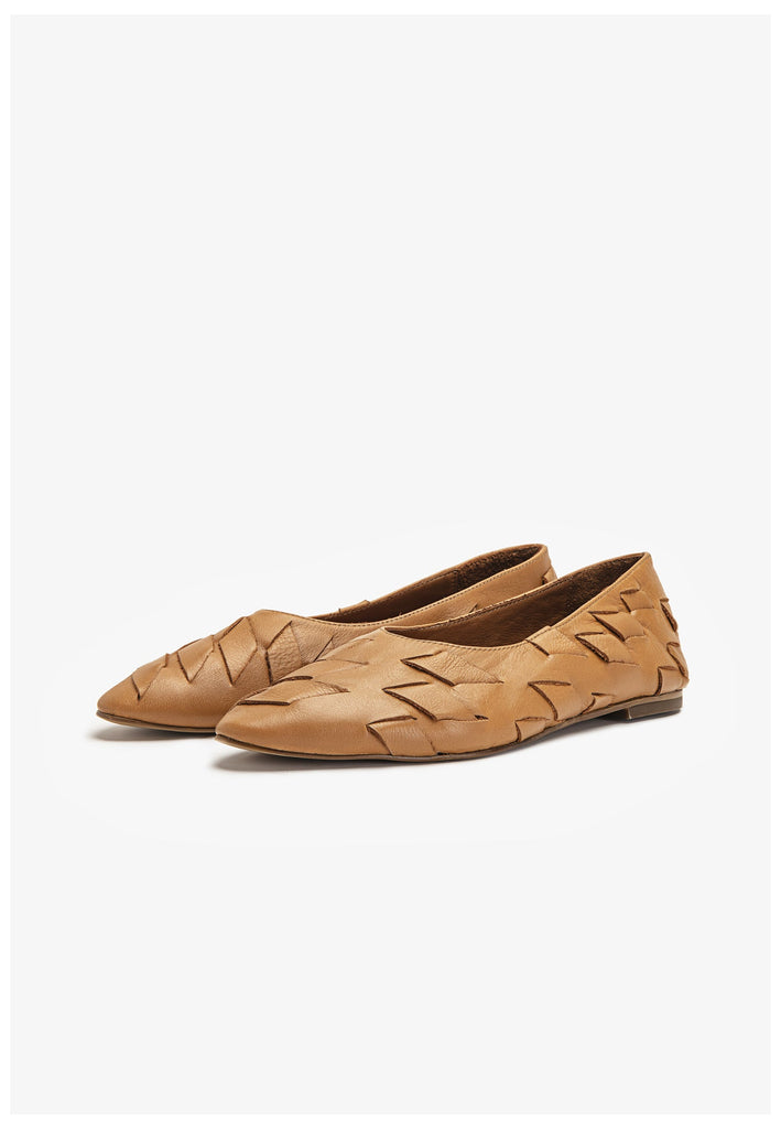 Inuovo Ballerinas Leder Braun