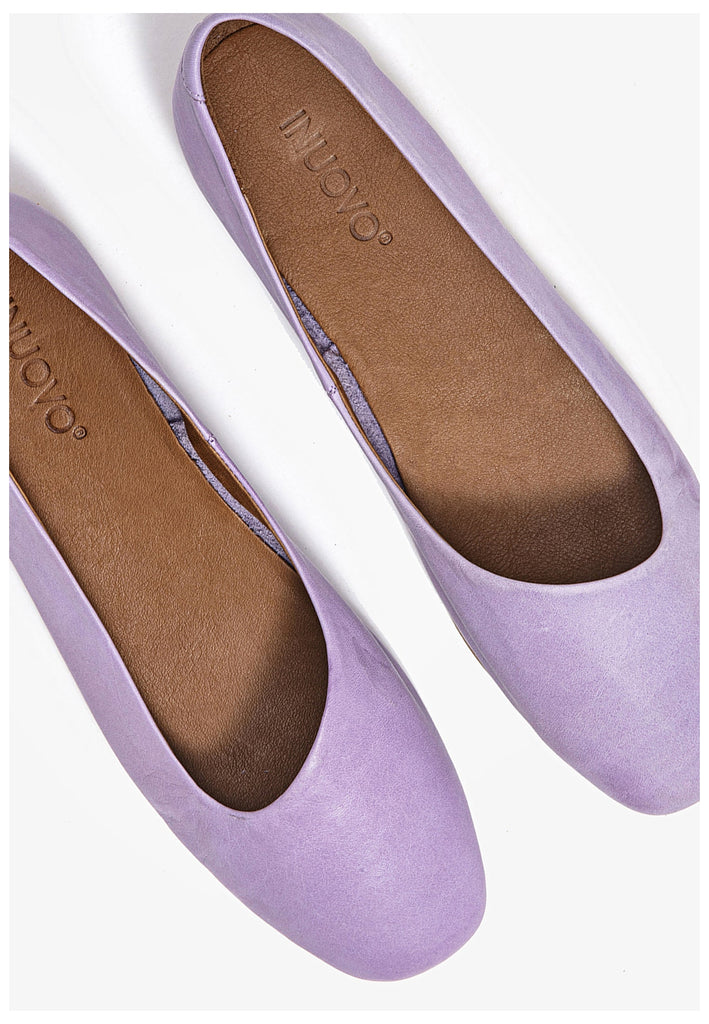 Inuovo Ballerinas Leder Flieder