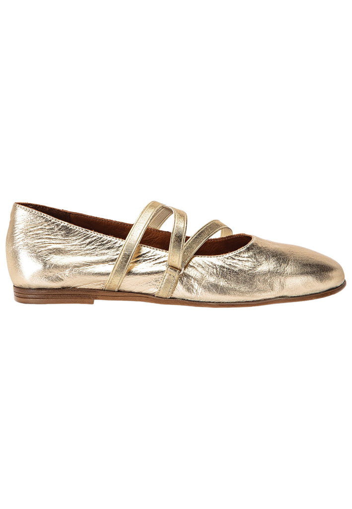 Inuovo Ballerinas Leder Gold