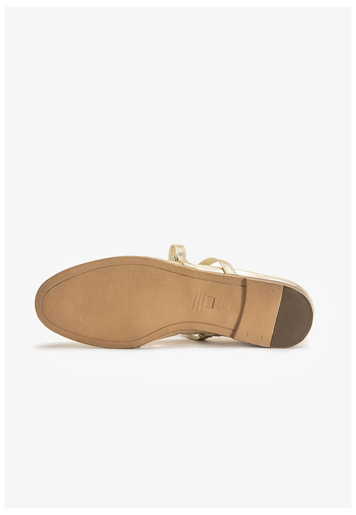 Inuovo Ballerinas Leder Gold