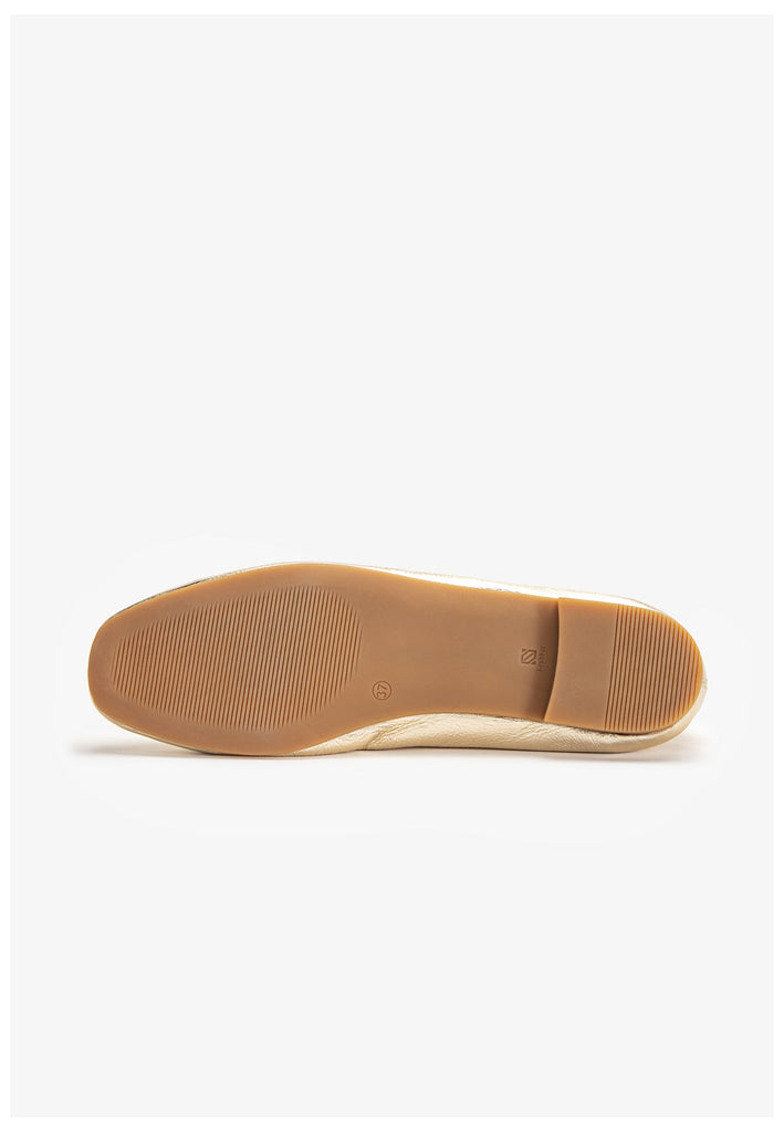 Inuovo Ballerinas Leder Gold