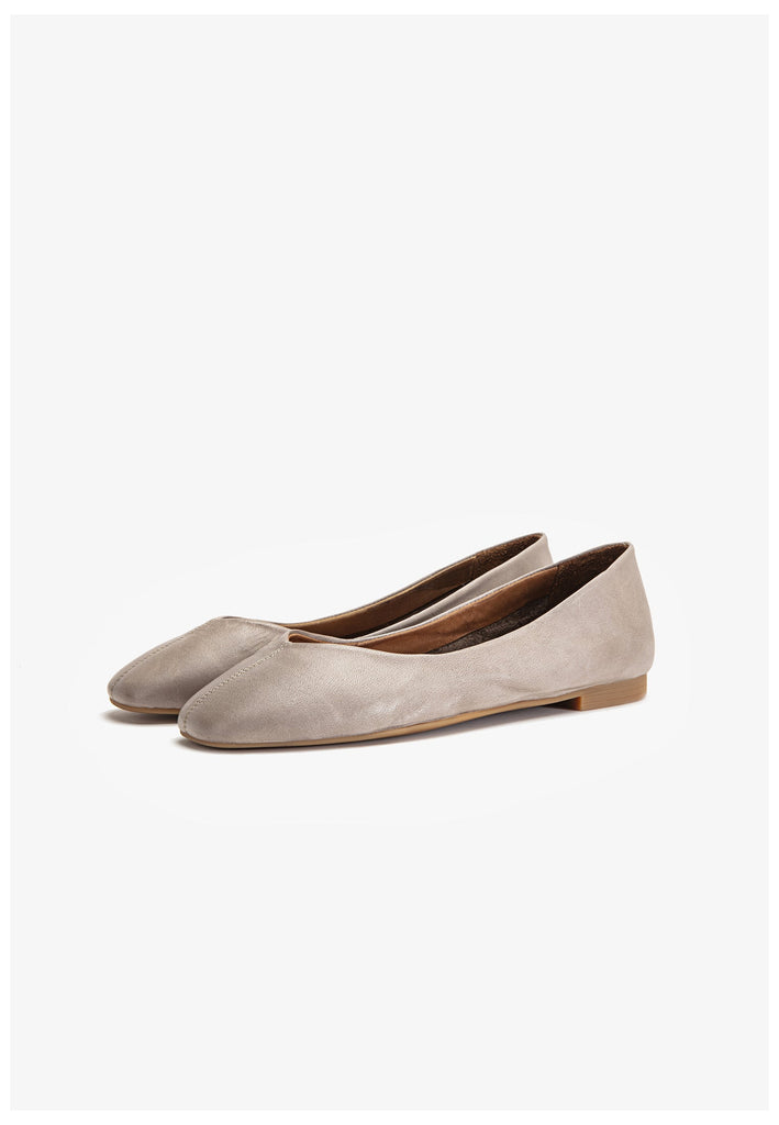 Inuovo Ballerinas Leder Grau
