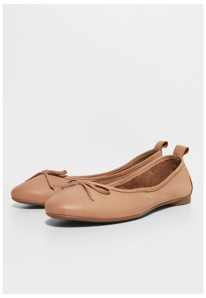 Inuovo Ballerinas Leder Hellbraun