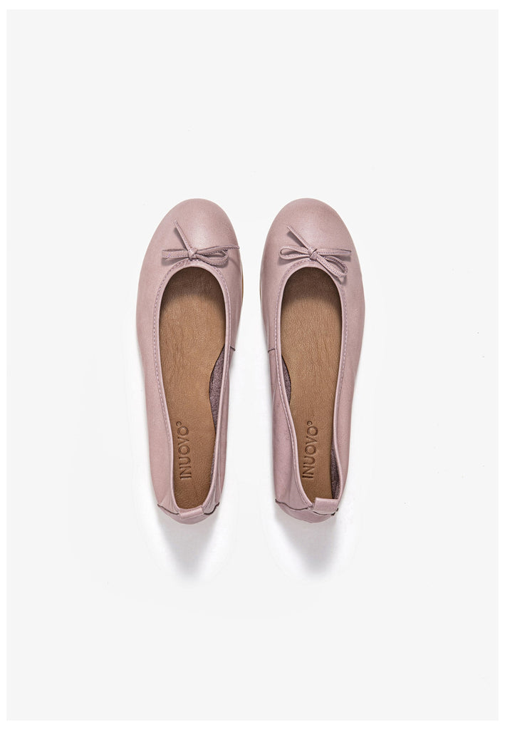Inuovo Ballerinas Leder Lilac